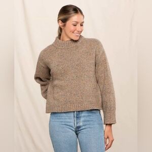 Toad & Co Lambswool Wilde Mock Neck Sweater Horny Toad